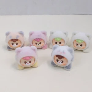 Diudiu Babies Bear Plush Figures Set of 6 Cute Collectible Toys Pastel Kawaii  - Picture 1 of 4
