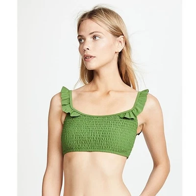 Top de bikini MINKPINK exuberante fruncido nuevo con etiquetas Foto 1 de 4