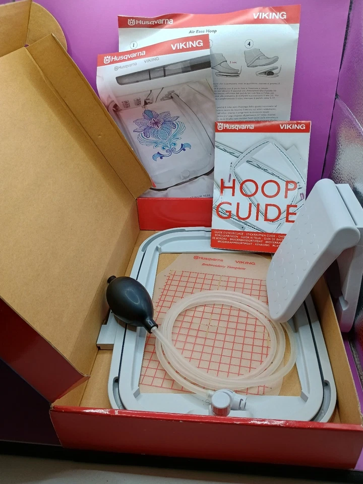 Viking Husqvarna Air Ease Hoop 5"x7" 180 x 130 mm  Designer Series No CD - Image 1 of 4