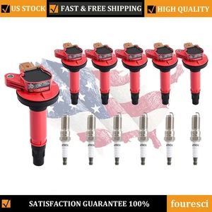 3.5L 4x Coil Packs and 4x Spark Plugs For Ford F150 Explorer #DG549 BL3Z-12029-C - Picture 1 of 16