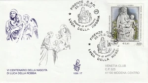 2000 FDC VENETIA 1056/IT ITALIA LUCA DELLA ROBBIA VIAGGIATA MF81272 - Picture 1 of 1