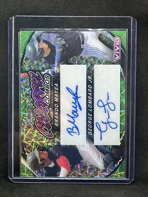 Brando Mayea George Lombard Jr Dual Auto  #ed 1/1 A7 - Image 1 of 2
