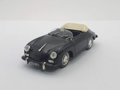 Porsche 356 Speedster Bigriglia Brumm 1/43 Nero - Immagine 1 di 4