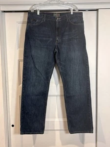 Wrangler 20X Style 01 Western Bootcut Blue Jeans Mens 38x34 Dark Wash Rodeo - Picture 1 of 11