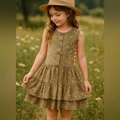 Vestido Matilda Jane Serendipity Floral Volantes Niñas 8 Cottagecore Country Boho Foto 1 de 4