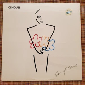 ICEHOUSE - Man Of Colours / ART ROCK SYNTH POP LP SEALED HYPE STICKER - Picture 1 of 2