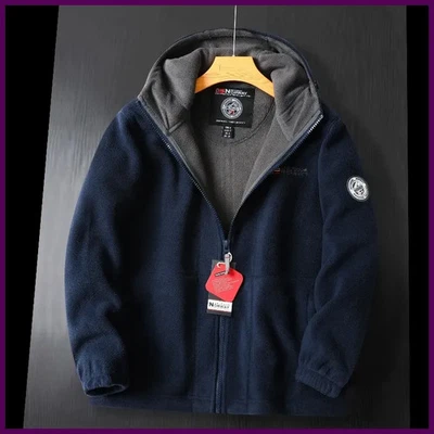 2025 Winter Fleece Jacket Men's Casual Thickened Wool Jacket high quality - Image 1 of 4