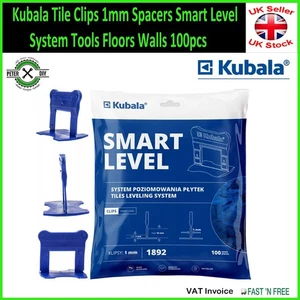 Kubala Fliesenclips 1 mm Abstandshalter Smart Level System Werkzeuge Böden Wände 100 Stück - Bild 1 von 2