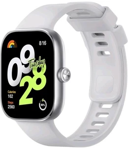 Xiaomi Redmi Watch 4 UK Version Silver SmartWatch Build-in GNSS / Phone Call - Zdjęcie 1 z 6