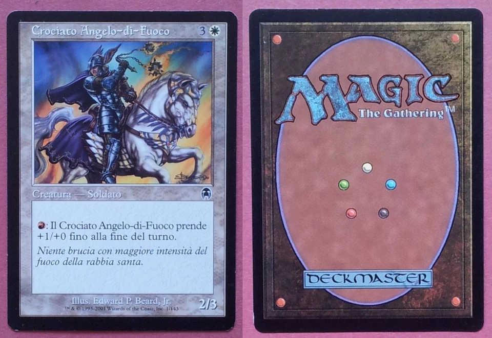 4x Crociato Angelo di Fuoco - Magic MTG Apocalisse - Immagine 1 di 1