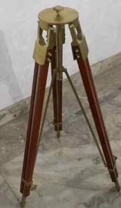 Tripod Nautical LARGE Vintage Theater Stage Industrial Nautical Tripod Stand ME - Picture 1 of 8