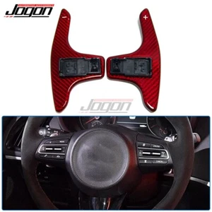 Palanca de cambios interior de carbono rojo para KIA Stinger GTS GT hatchback 2018 2019-23 - Imagen 1 de 9