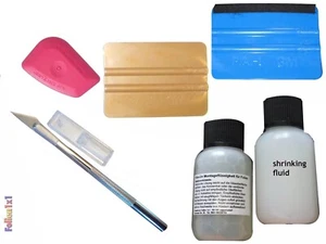 Scheiben Tönen Profi Folierer-Set 3xSpezial Rakel + Film On +Montage-Gel+Cutter - Bild 1 von 1