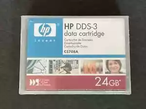 NEU & werkseitig versiegelt - HP 24GB DDS-3 Datenkassette (C5708A) kostenloser Versand - Bild 1 von 3