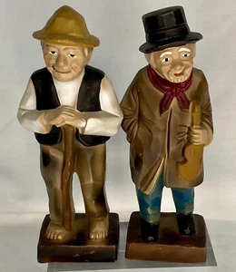 VINTAGE 1950's - 2 - DECORAMA - Japan - Smoking Figures - Picture 1 of 6