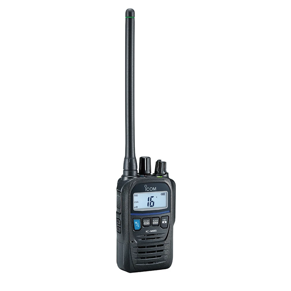 Icom Handheld VHF Radio Marine Boat Intrinsically Safe 5W Ultra Compact M85UL - Image 1 of 1