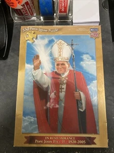Pope John Paul II In Remembrance 1920-2005 Master Pieces 550pc Puzzle 18" x 24"  - Picture 1 of 5
