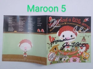 Maroon 5 - Autograph ~ Signed CD insert ~ Charity Promo Mary Had A Little Amp - Picture 1 of 1