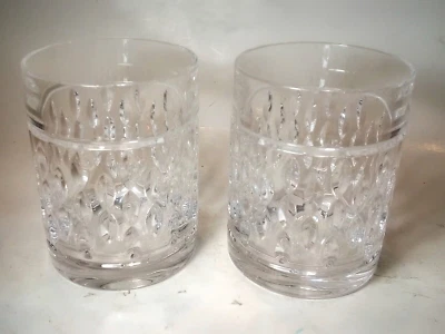 2 vasos de whisky Ralph Lauren ASTON Double Old Fashioned Rocks firmados Foto 1 de 4