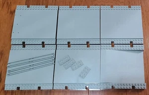 Lot of 6x LEGO 2617 2642 Raised Platform & Ramp Baseplates, and 4x3228 - Picture 1 of 7