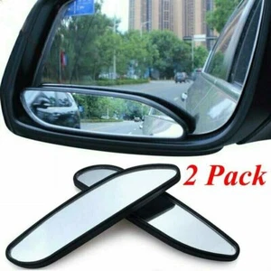2X Blind Spot Mirror Auto 360° Wide Angle Convex Rear Side View Car Truck SUV - Picture 1 of 11