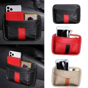 PU Leather Car Seat Storage Bag Pouch Phone Holder Organizer Pocket Box AU