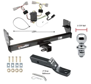Trailer Tow Hitch For 05-15 Toyota Tacoma Except X-Runner w Wiring + 1-7/8" Ball - Picture 1 of 9