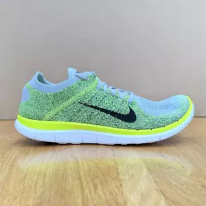 Nike Free 4.0 Flyknit Running - Electric Green Wolf Grey - UK 9 (EU 44) US 10 - Bild 1 von 22