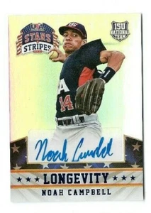 Noah Campbell 2015 Panini Stars and Stripes Longevity #80 Autograph #d 14/25 - Picture 1 of 1