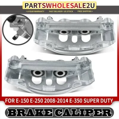 Pinza de freno trasera con soporte para Ford E-150 E-250 E-350 Super Duty 2 piezas Foto 1 de 4