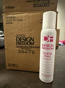 Design Freedom Hair Mousse Volume Shine 6.5oz Silk Protein Zotos NEW FAST 2 Ship - Picture 1 of 2