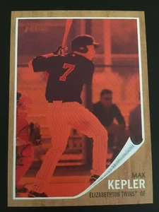 2011 Topps Heritage Minor League Edition Red Tint Rookie 144 Max Kepler ed/620 - Bild 1 von 2