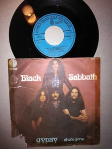 BLACK SABBATH - GYPSY RARE YUGOSLAVIA CENSORED COVER AND UNIQUE LABEL 7"PS 1977 - Picture 1 of 2