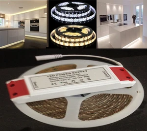 Küche Unterschrank Trittbrett LED Beleuchtungsleiste Inline LED Driver Cool Weiß - Bild 1 von 5
