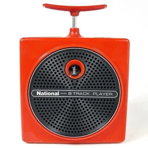 Panasonic National RQ-8 8 Track Tape Player Karaoke RED Japan - Picture 1 of 10