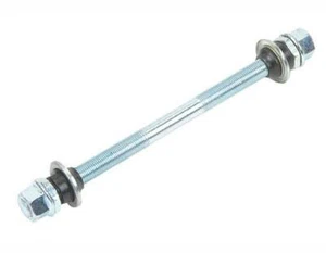 Fahrrad Hinterradnabe Achse 3/8" x 175 mm chrom oder schwarz Fahrräder - Bild 1 von 3