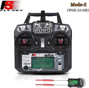 Flysky FS-I6X 2.4GHz 10CH AFHDS 2A RC Transmitter W/ Receiver Fr RC Drone W8Z1 - Picture 1 of 12