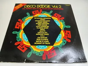 Disco Boogie Vol 2 Double LP 12" Vinyl Record Various Compilation - Foto 1 di 12