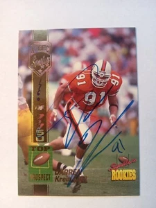 1994 Signature Rookies Authentic #d/7750 Darren Krein #29 Auto Miami U Free Ship - Picture 1 of 2
