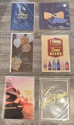 Birthday - Variety pack of  6 by Papyrus - Image 1 of 4