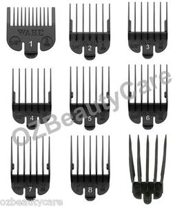 Wahl Black Cutting Clipper Comb Attachment Guide #1 - #12 (Super Taper/Legend) - Picture 1 of 12