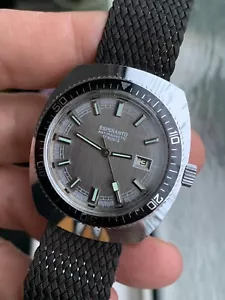 1960er Jahre Esperanto Schweizer Herstellung Vintage Taucher Stil Herrenuhr 37,6 mm - Bild 1 von 12