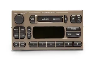 Radio JLM21055 renovada genuina Jaguar OEM para tipo S AM-FM-XR8F18K876DHAEK - Imagen 1 de 3