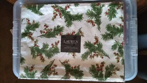 RALPH LAUREN VIER GROSSE TISCHSETS NEU IN VERPACKUNG FRÜH KAUFEN FÜR WEIHNACHTEN 2024 - Bild 1 von 1