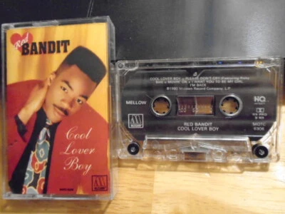 RARE OOP Red Bandit CASSETTE TAPE Cool Lover Boy 1990 r&b RICKY BELL New Edition - Image 1 of 2