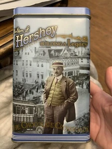 Vintage 1996 Milton S. Hershey "Building A Legacy" Chocolate Crossroads #2 Tin ✔ - Picture 1 of 8