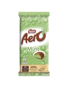 Nestle Aero Peppermint Block 118g x 12 - Foto 1 di 1