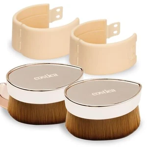 COSTICA Foundation Brush 2 Pack Foundation Makeup Brush Flat Top Flawless Fou... - Picture 1 of 7