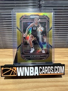 2023 Prizm WNBA A’ja Wilson Gold Prizm /10 MVP Aces