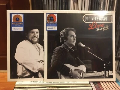Waylon Jennings & Merle Haggard- Live Austin TX  Colored Vinyl + Dvd Performance - Image 1 of 4
